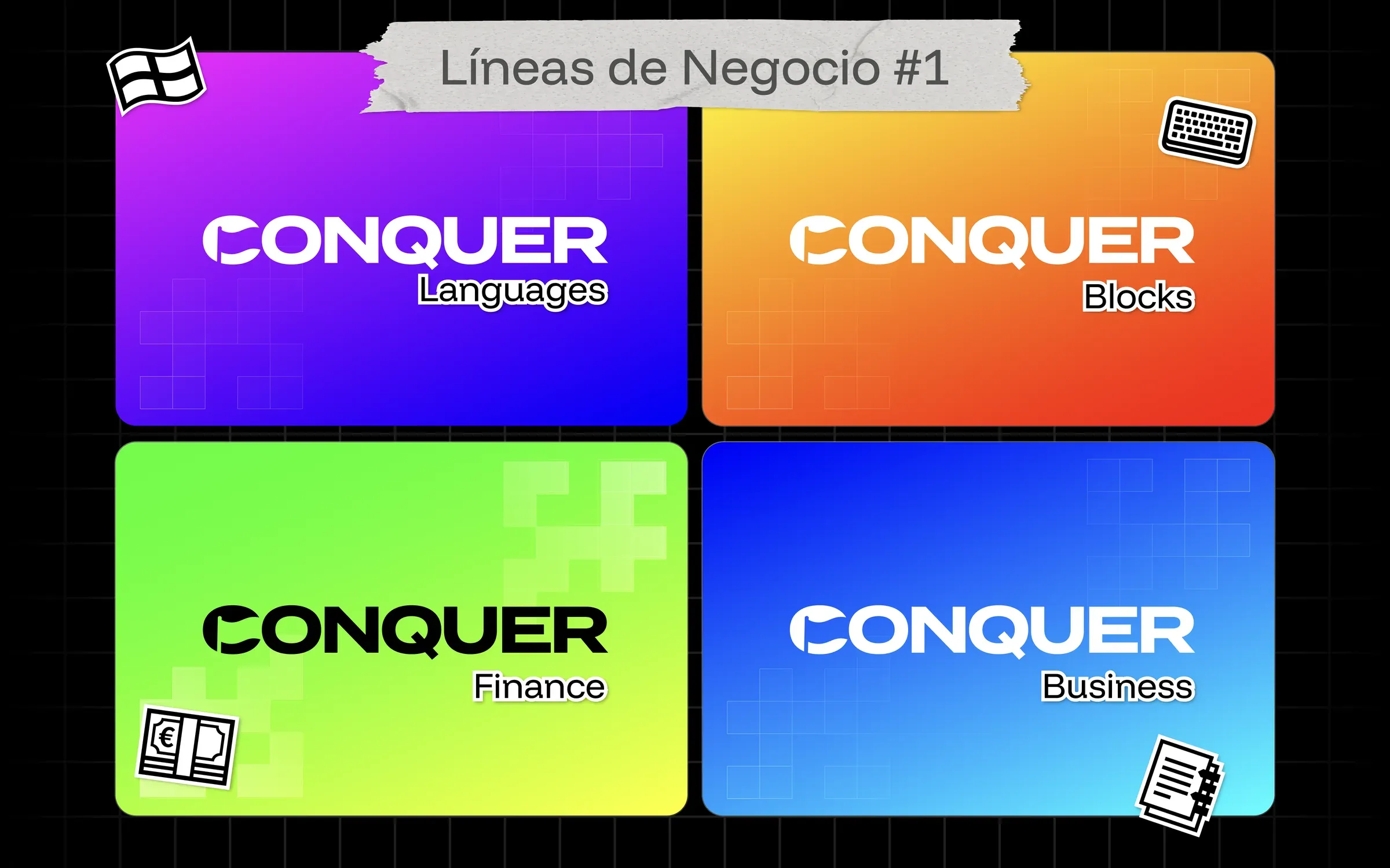 Conquer: Business lines