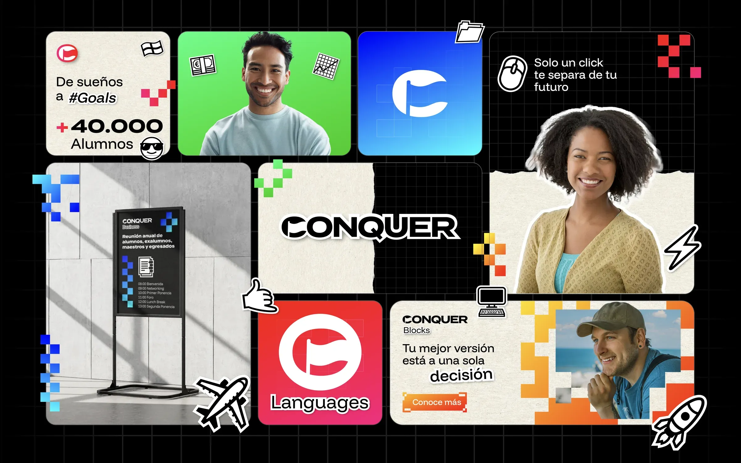 Conquer: Collage