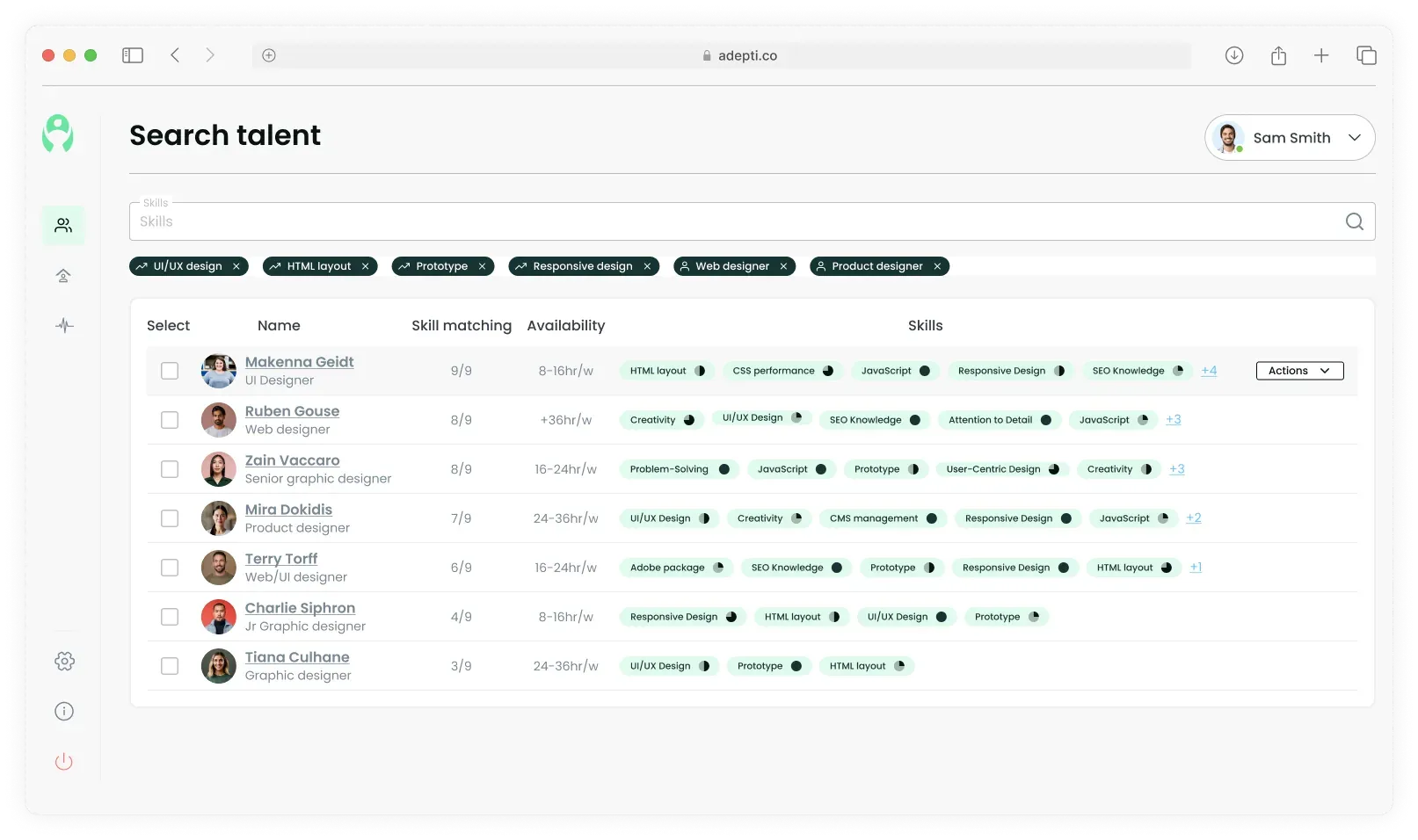 Adepti: Product search talent